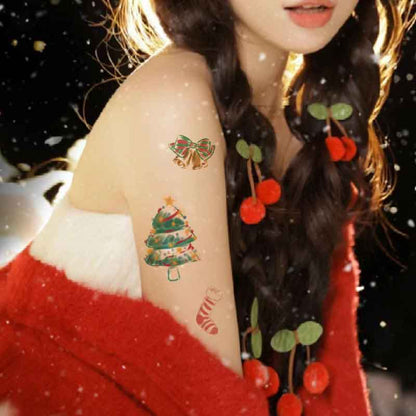 Christmas tree Christmas Stocking Tattoo stickers