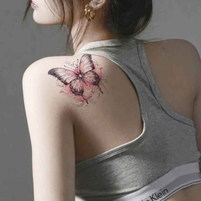 Butterfly tattoo sticker