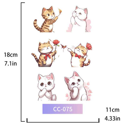 Cat Tattoo Sticker (CC-075)