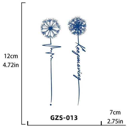 English  Flower Tattoo（GZS-013）