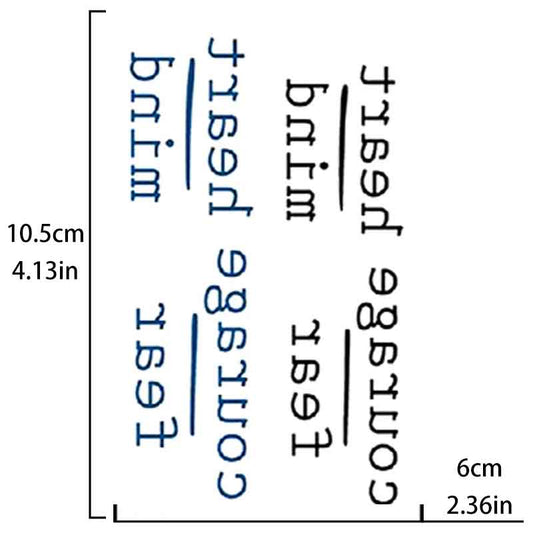 English Sattoo Sticker(X-071)