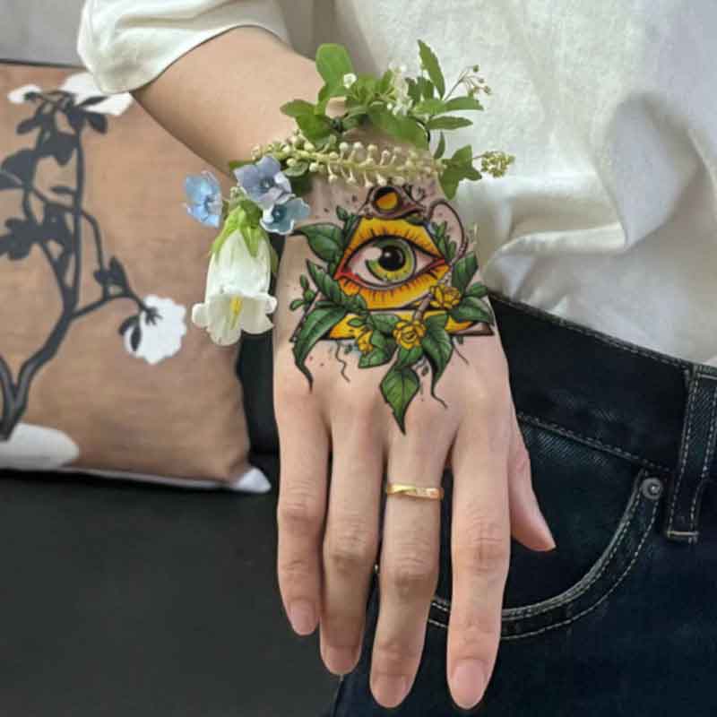 Eye Of Power Tattoo Sticker (CC-143)