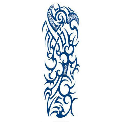 Fishscale Tribe Tattoo Sticker Full Arm long Lasting Tattoo Sticker（GZQB-015）