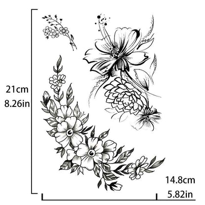 Flower Sattoo Sticker(TH-171)