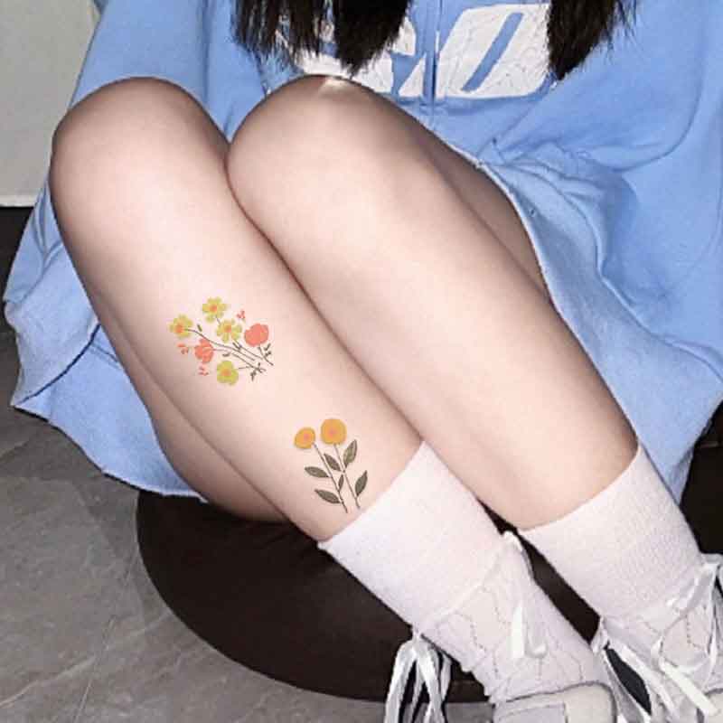 Flower Tattoo Sticker (CC-013)