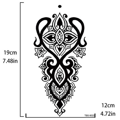 Graphic Tattoo Sticker Temporary Tattoo Sticker（TBS-8022）