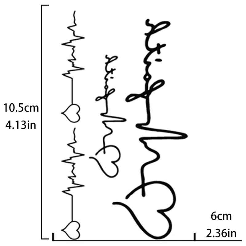 Heartbeat Sattoo Sticker(X-419)