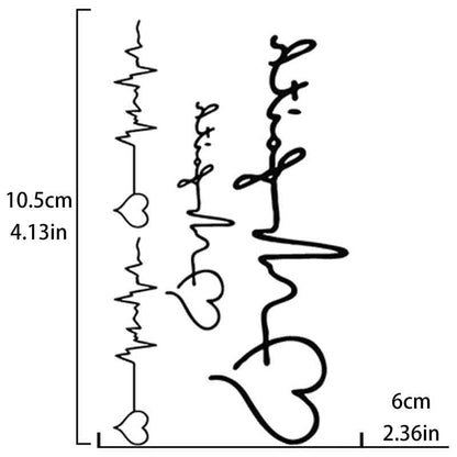 Heartbeat Sattoo Sticker(X-419)