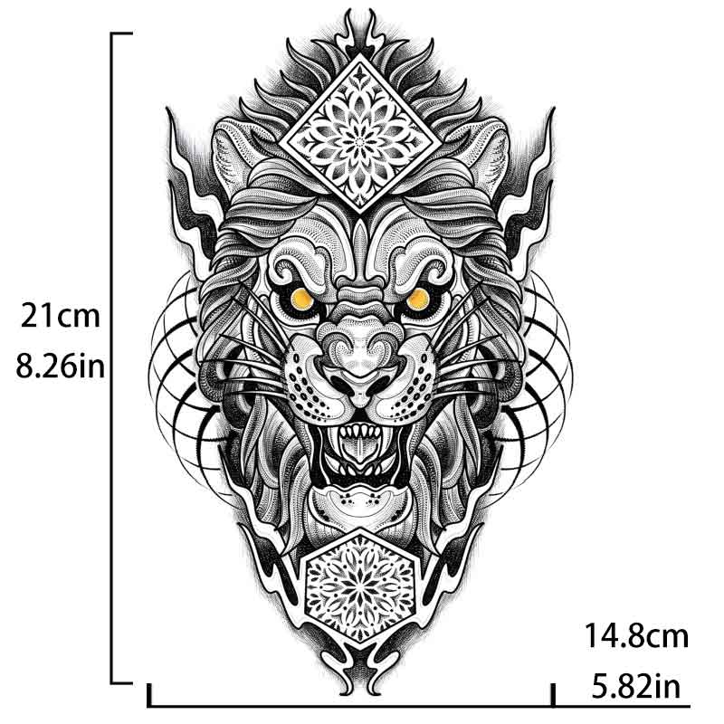 Lion Sattoo Sticker(HB-392X)