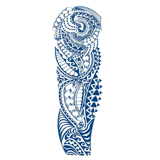 Ocean Wave Tattoo Sticker Full Arm Long Lasting Tattoo Sticker（GZQB-010）