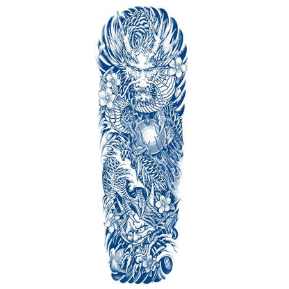 Oriental Dragon Demon Tattoo Sticker Lasting Tattoo Sticker（GZQB-031）