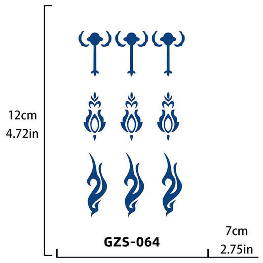 Pattern Tattoo Long-lasting Tattoo 15 Days（GZS-064）