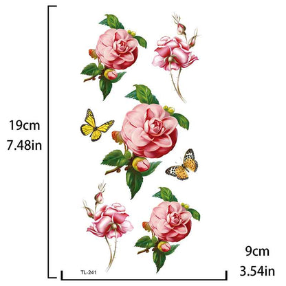 Peony Tattoo Sticker Temporary Tattoo Sticker（TL-241）