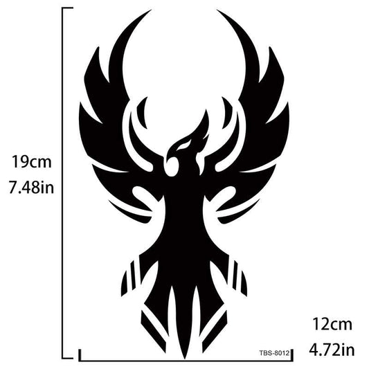 Phoenix Graphic Tattoo Sticker Temporary Tattoo Sticker（TBS-8012）