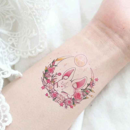 Rabbit Tattoo Sticker (CC-146)