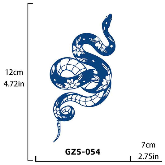 The Snake Tattoo Long-lasting Tattoo 15 Days（GZS-054）