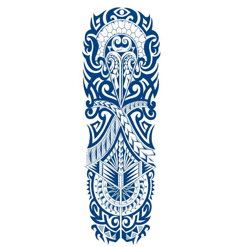 Tribal Warrior Tattoo Stickers Long Lasting Tattoo Sticker（GZQB-028）