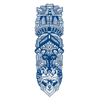 Tribal Wolf tattoo sticker Full arm long lasting tattoo sticker