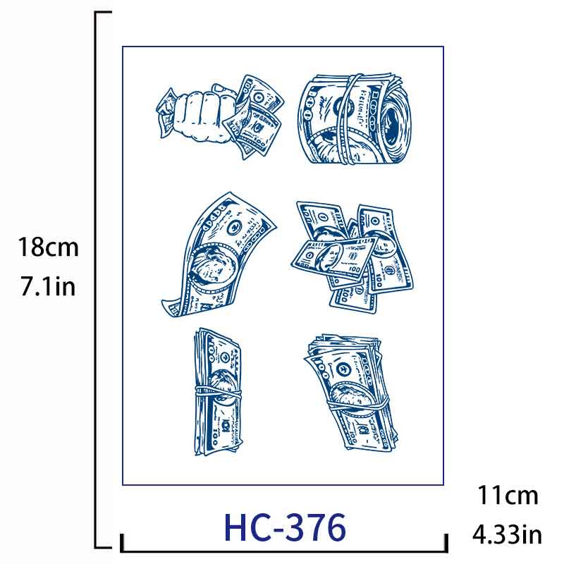 USD Tattoo Sticker Long-lasting Tattoo 15 Days (HC-376)